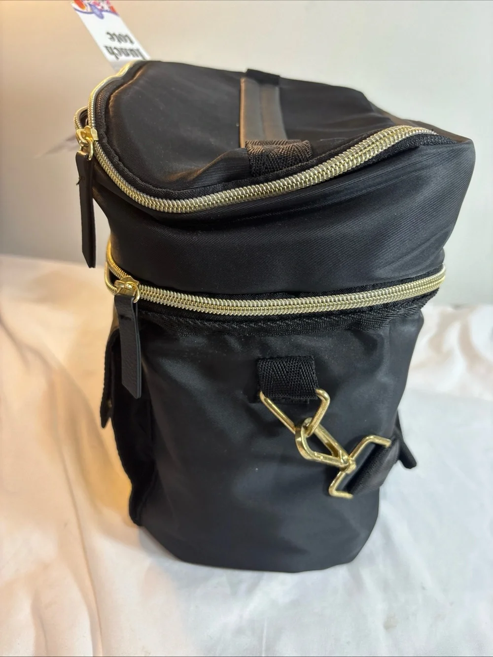 Fit & Fresh Black Lunch Tote Backpack.  New!!